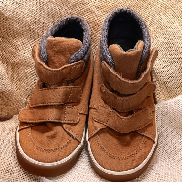 Little Boys Brown Work Boots - Picture 6 of 7